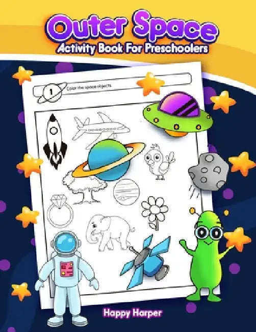 Outer Space Activity Book by Harper Hall