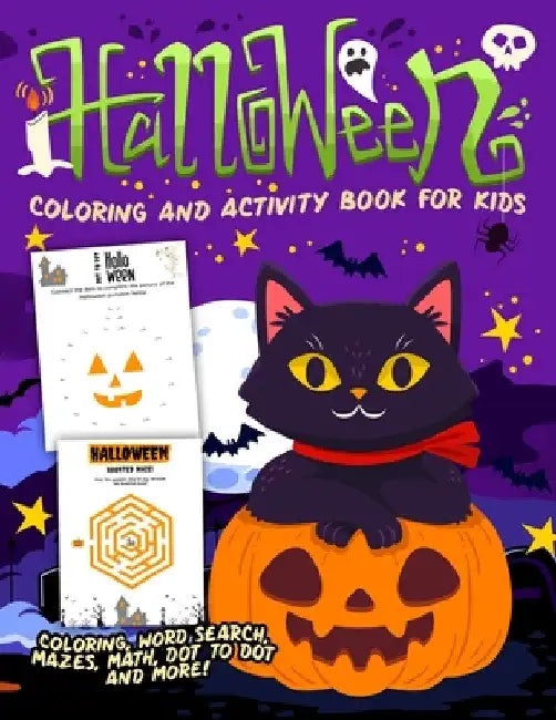Halloween Coloring and Activity Book by Harper Hall