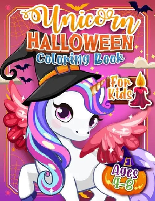 Unicorn Coloring - Halloween Edition by Harper Hall