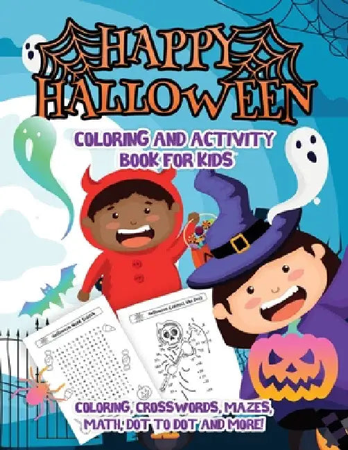 Coloring and Activity Workbook - Halloween Edition by Harper Hall