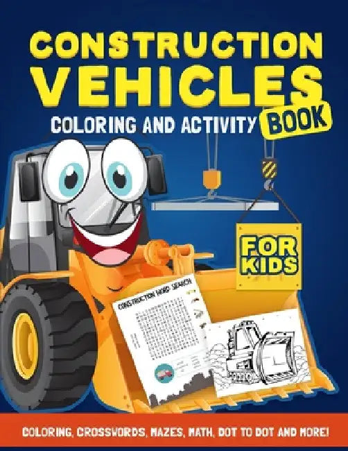 Construction Vehicles Activity Book by Harper Hall