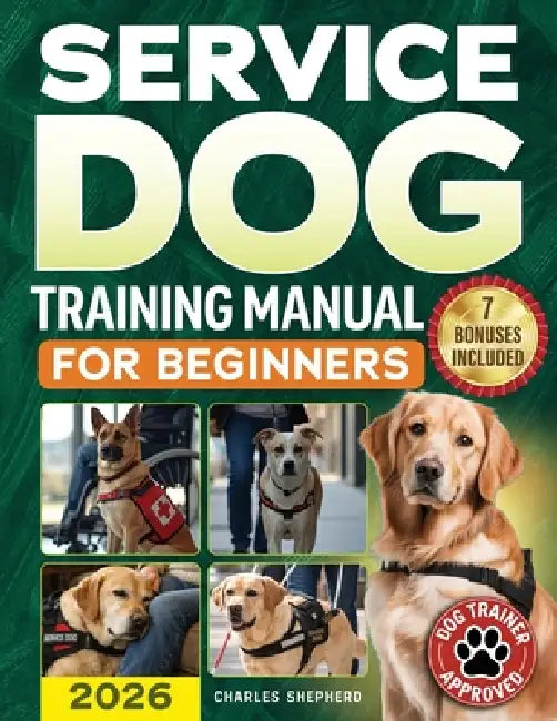 Service Dog Training Manual for Beginners: A Step-by-Step Guide to Master Task Training, Conquer Public Access Anxiety and Gain Independence Without S by Charles Shepherd