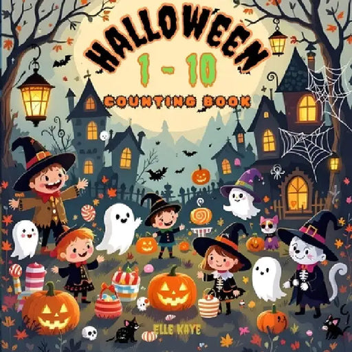 Halloween 1-10 Counting Book: Spooky, Sweet, and Spectacular Counting for Tiny Trick-or-Treaters Ages 0-5 by Kaye, Elle