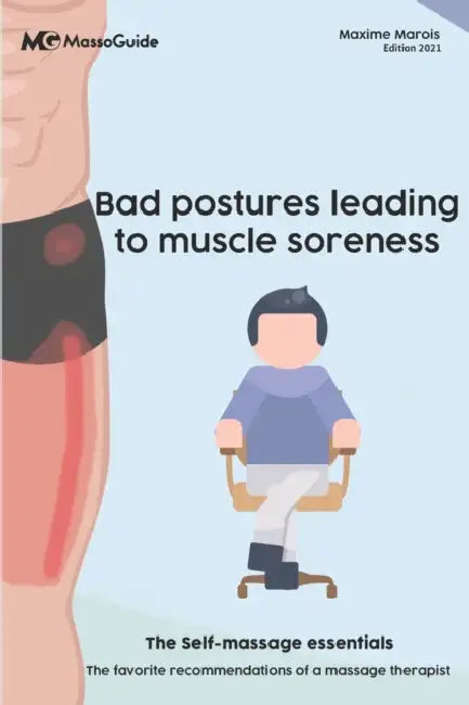 Bad postures leading to muscle soreness: The self-massage essentials by Massoguide, Maxime Marois