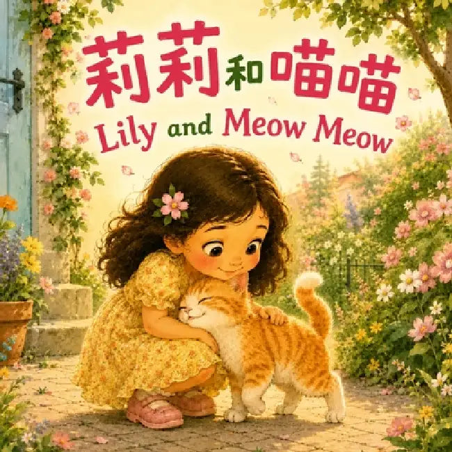 Lily and Meow Meow 莉莉和喵喵: A Sweet Bilingual Rhyming Story About Kindness and Caring in English, Chinese, & Pinyin! by Charlotte Chang, Paul Chase