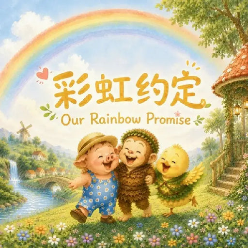 Our Rainbow Promise 彩虹约定: Bilingual Libby, Gobo, & Milo in Happy Valley in English, Chinese, & Pinyin! by Charlotte Chang, Paul Chase