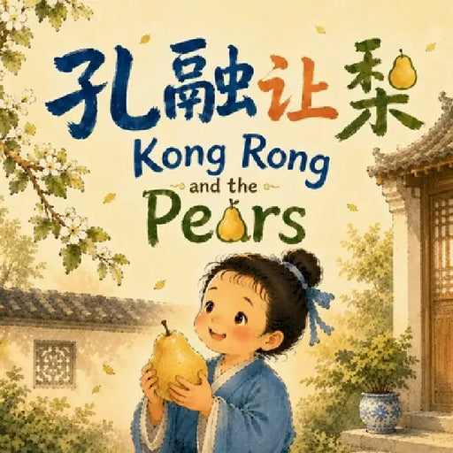 Kong Rong and the Pears 孔融让梨: A Bilingual Classic Chinese Story of Kindness and Respect in English, Chinese, and Pinyin! by Charlotte Chang