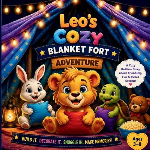 Leo's Cozy Blanket Fort Adventure by J. Rowan Cole