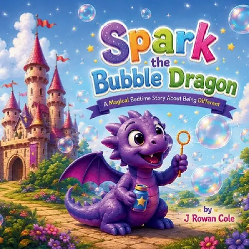 Spark the Bubble Dragon A Magical Bedtime Story About Being Different by J. Rowan Cole