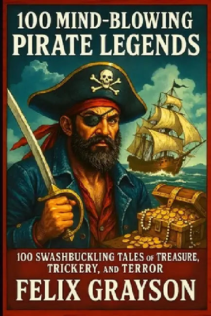 100 Mind-Blowing Pirate Legends: 100 Swashbuckling Tales of Treasure, Trickery, and Terror by Grayson, Felix
