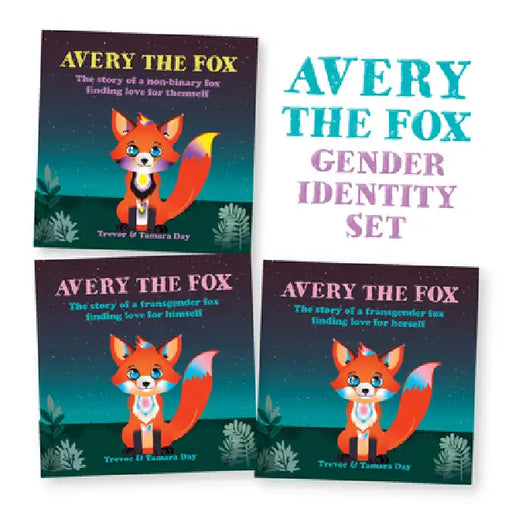 Avery the Fox Gender Identity Set by Trevor R. Day, Tamara M. Day