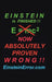 Einstein is Finished by Al Who