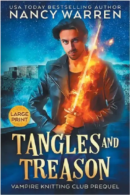 Tangles and Treason (Large Print): A Paranormal Cozy Mystery by Warren, Nancy