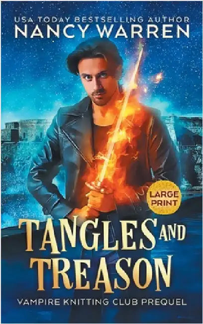 Tangles and Treason (Large Print): A Paranormal Cozy Mystery by Warren, Nancy