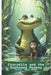 Crocodile and the Orphaned Monkey by Aqeel Ahmed
