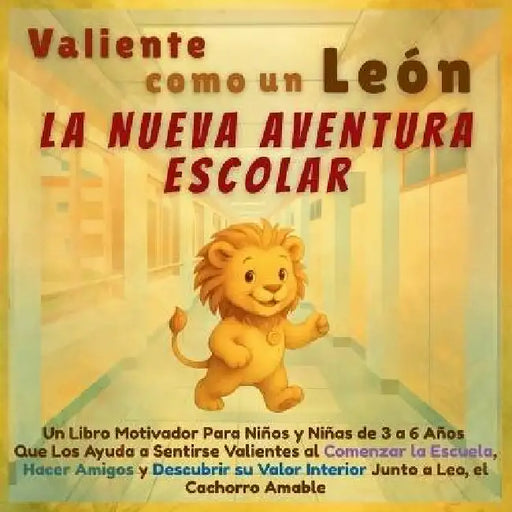 Valiente como un León - La Nueva Aventura Escolar: Un Libro Motivador Para Niños y Niñas de 3 a 6 Años Que Los Ayuda a Sentirse Valientes al Comenzar by Aria Capri Publishing, Vasquez