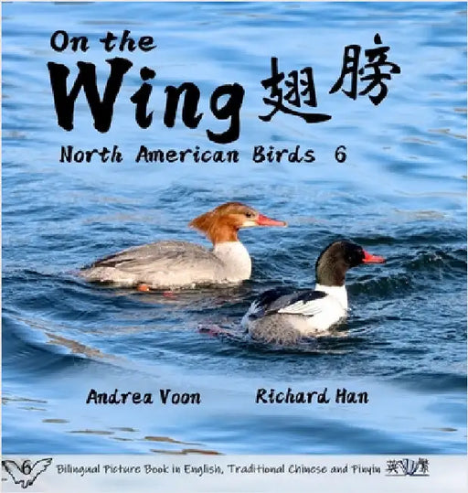 On the Wing 翅膀 - North American Birds 6: Bilingual Picture Book in English, Traditional Chinese and Pinyin by Voon, Andrea