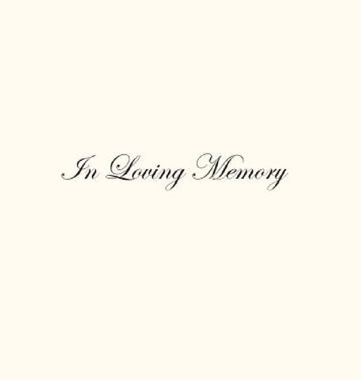 In Loving Memory Funeral Guest Book, Celebration of Life, Wake, Loss, Memorial Service, Condolence Book, Church, Funeral Home, Thoughts and In Memory by Lollys Publishing