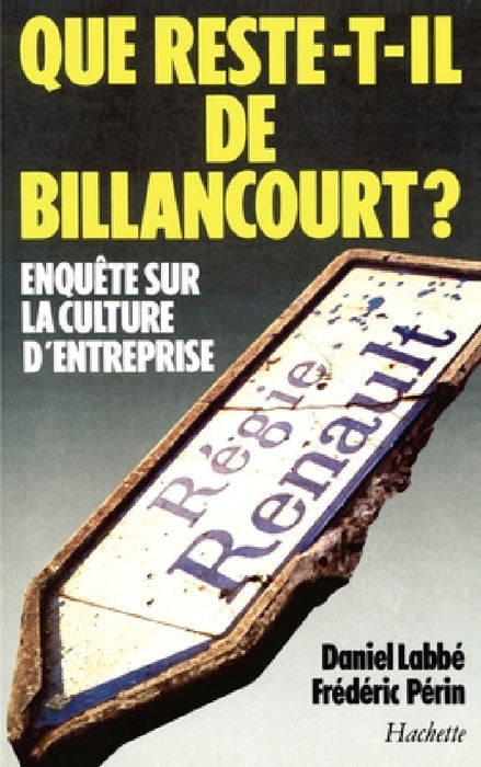 Que reste-t-il de Billancourt ? by Labbe-D+perin-F