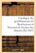 Catalogue Des Gentilshommes de Bourbonnais Et Nivernais & Élection Des Députés by Louis de la Roque