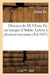 Discours de M. Ulysse PIC Au Banque d'Autun. Lettres À Plusieurs Journaux. Opinion: de M. de Lamartine. Lettre À M. de Lamartine. M. Duvergier de Haur by Pic-U