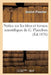 Notice Sur Les Titres Et Travaux Scientifiques de G. Planchon by Planchon-G