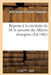 Réponse À La Circulaire de M. Le Ministre Des Affaires Étrangères, Relative À l'Encyclique Du Pape by Poujoulat-J-J-F