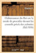 Ordonnances Du Roi Sur Le Mode de Procéder Devant Les Conseils Privés Des Colonies by Charles X.