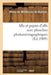 Alfa Et Papier d'Alfa Avec Planches Photomicrographiques by Montessus de Ballore