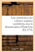 Recueil Des Lois Constitutives Des Colonies Anglaises, Confédérées Sous La Dénomination d'États-Unis by Sans Auteur