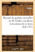 Recueil de Poésies Nouvelles de M. Dader, Sur Divers Événemens de CE Tems by Dader