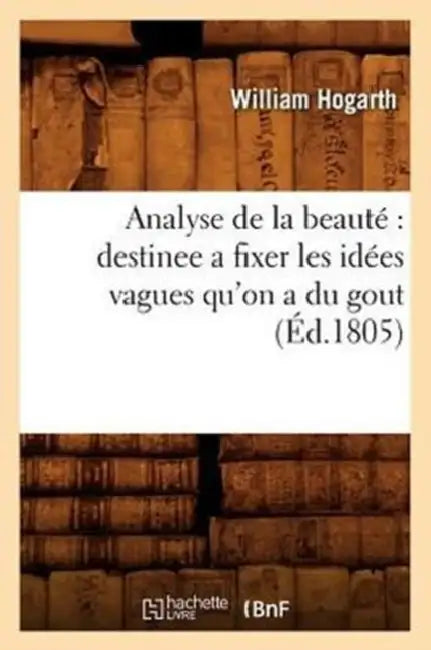 Analyse de la Beauté Destinee a Fixer Les Idées Vagues Qu'on a Du Gout (Éd.1805) by William Hogarth