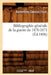Bibliographie Générale de la Guerre de 1870-1871 (Éd.1896) by Barthelémy-Edmond Palat