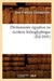 Dictionnaire Égyptien En Écriture Hiéroglyphique (Éd.1841) by Jean-François Champollion