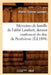 Mémoires de Famille de l'Abbé Lambert, Dernier Confesseur Du Duc de Penthièvre (Éd.1894) by Pierre-Thomas Lambert