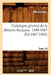Catalogue Général de la Librairie Française. Tome I. 1840-1865, A-C (Éd.1867-1888) by Otto Lorenz