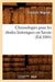 Chronologies Pour Les Études Historiques En Savoie, (Éd.1884) by François Mugnier