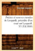 Poésies Et Oeuvres Morales de Leopardi. Précédée d'Un Essai Sur Leopardi. T3 (Éd.1880) by Giacomo Leopardi