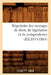 Répertoire Des Ouvrages de Droit, de Législation Et de Jurisprudence (Éd.1853-1865) by Sans Auteur