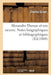 Alexandre Dumas Et Son Oeuvre. Notes Biographiques Et Bibliographiques by Glinel-C