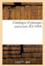 Catalogue d'Estampes Anciennes by Sans Auteur