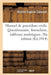 Manuel de Procédure Civile, Avec Résumé. Questionnaire, Formulaire, Tableaux Analytiques: Et Plusieurs Tables. 26e Édition Revue by Camuzet-C-E