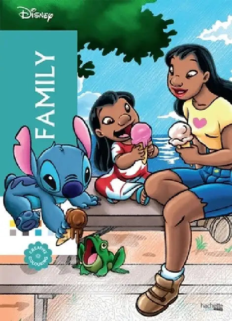 Mystery Colouring - Family: Reveal iconic Disney characters with colour by number by Alexandre Karam