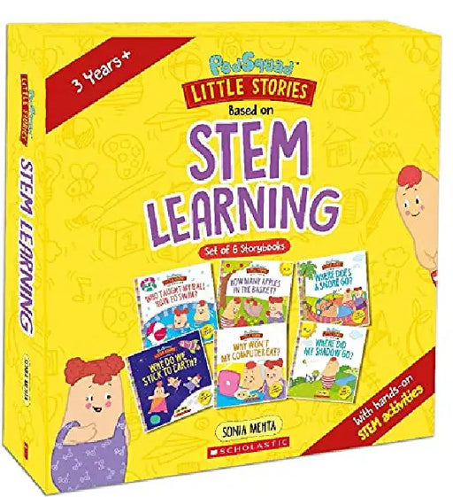 Podsquad Stem Story Cum Activity Books Set Of 6 by Sonia Mehta