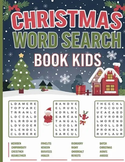 Christmas Word Search for Kids - 500 Fun Christmas Puzzles: Large Print Word Search Book for Kids by Laura Bidden