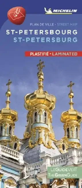 Michelin St. Petersburg City Map - Laminated by Michelin