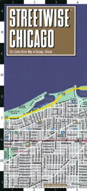 Streetwise Chicago Map - Laminated City Center Street Map of Chicago, Illinois by Michelin