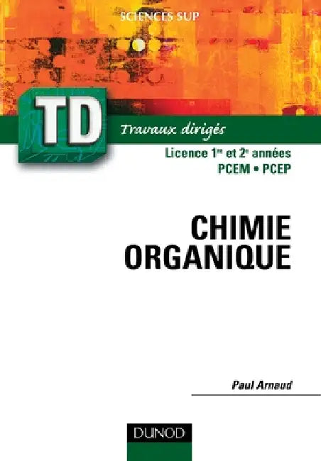 TD de chimie organique by Paul Arnaud