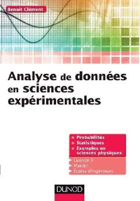 Analyse De Donn Es En Sciences Exp Rimentales by Benoit Clement