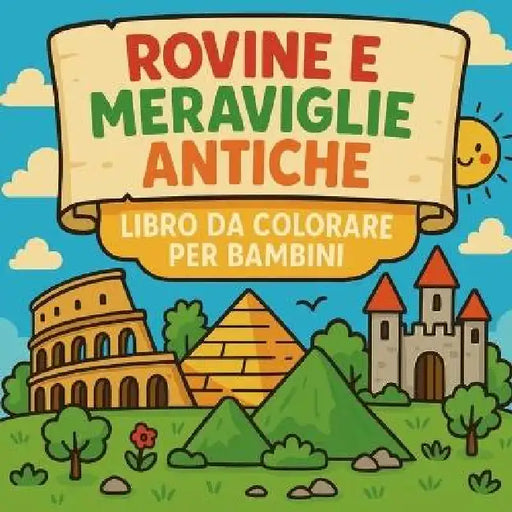 Rovine e Meraviglie Antiche - Libro da colorare per bambini by Chris Martin